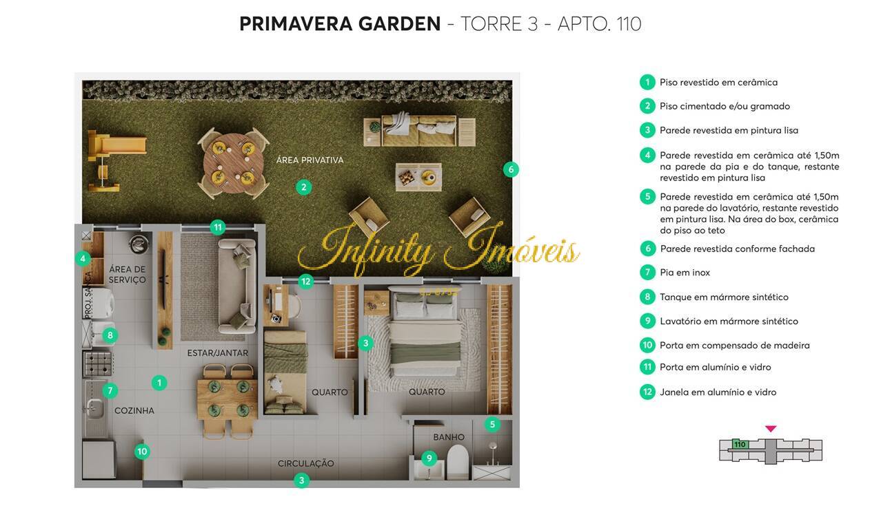 Apartamento, 2 quartos, 40 m² - Foto 13