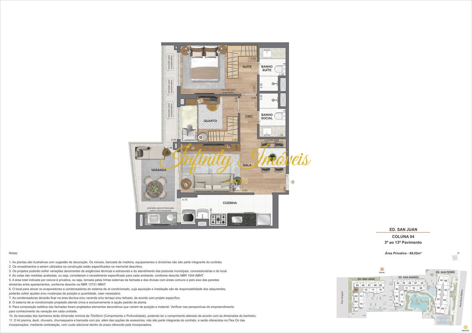 Apartamento, 3 quartos, 92 m² - Foto 59