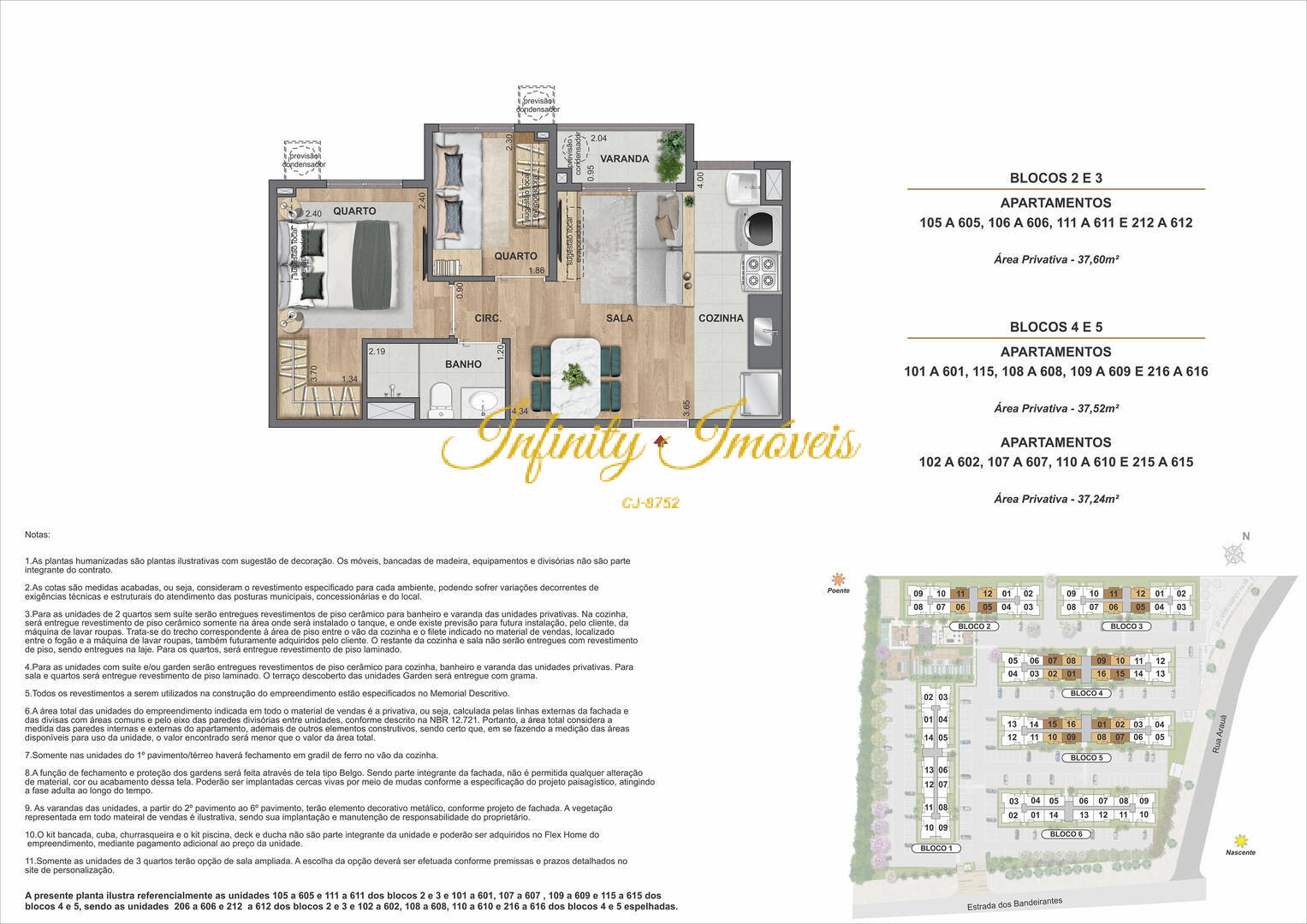 Apartamento, 2 quartos, 37 m² - Foto 21