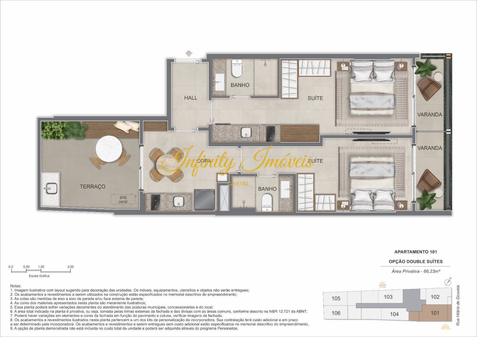 Apartamento, 1 quarto, 59 m² - Foto 14