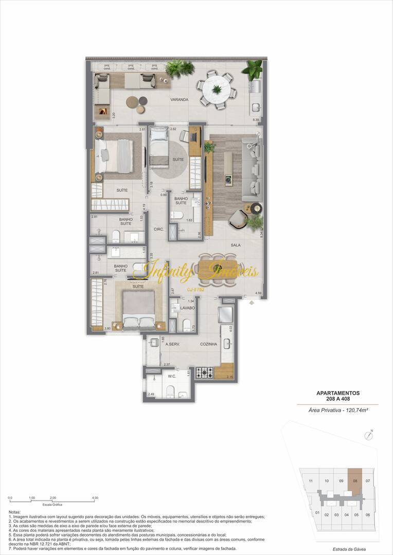 Apartamento, 3 quartos, 115 m² - Foto 22