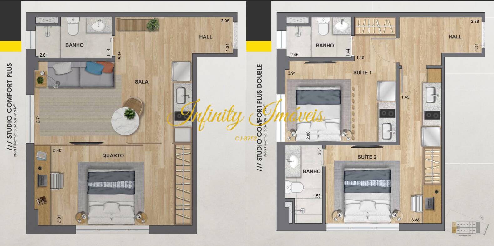 Apartamento, 1 quarto, 29 m² - Foto 18
