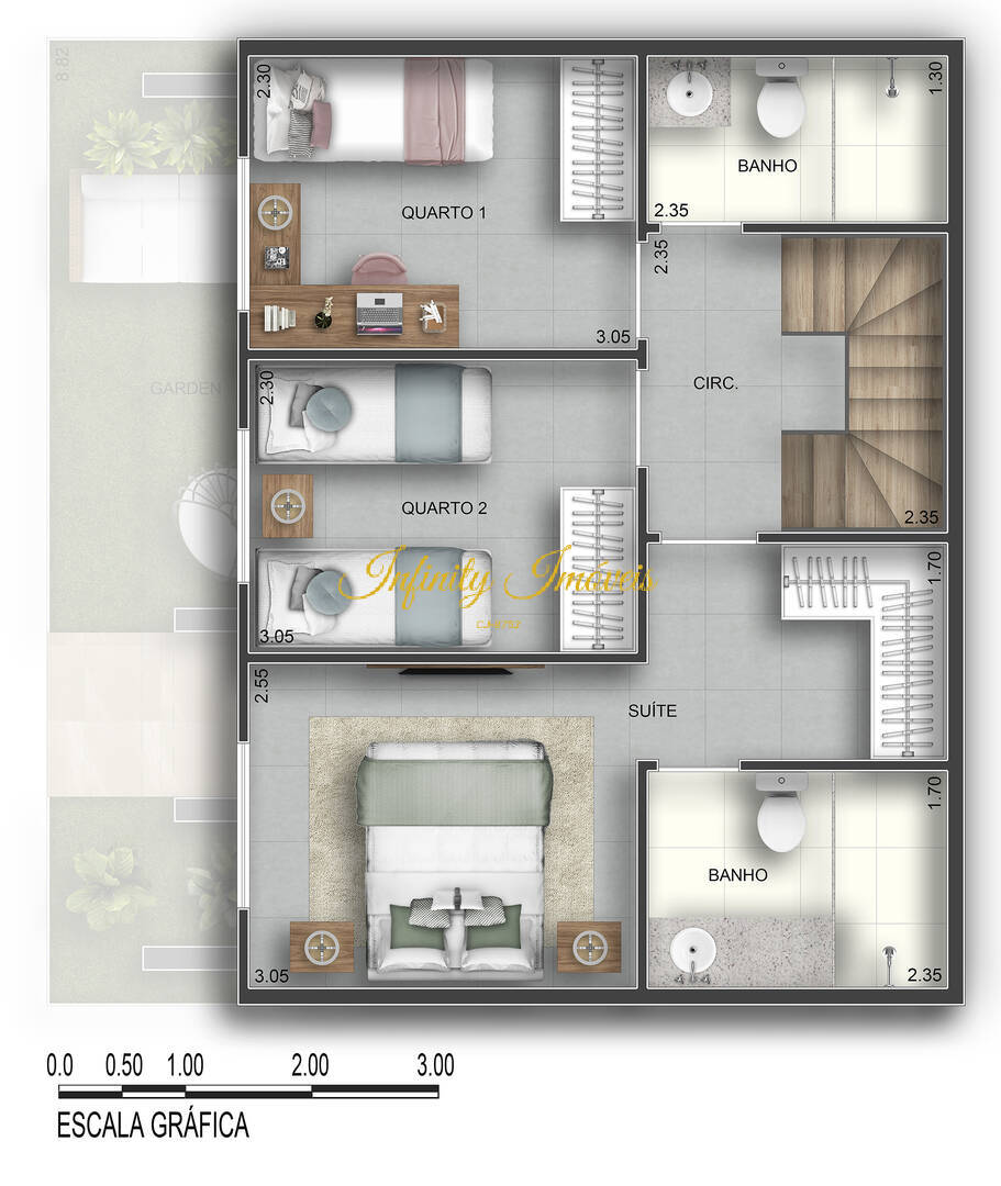 Casa de Condomínio, 3 quartos - Foto 21