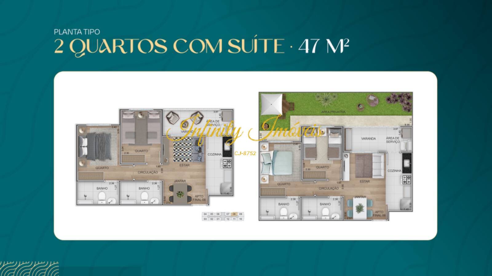 Apartamento, 2 quartos, 47 m² - Foto 30