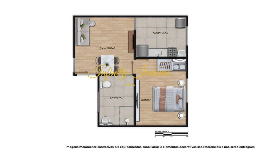 Apartamento, 2 quartos, 43 m² - Foto 10