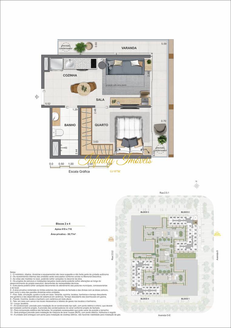 Apartamento, 1 quarto, 33 m² - Foto 45