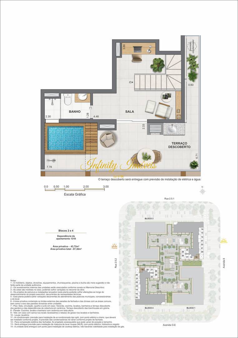 Cobertura, 1 quarto, 67 m² - Foto 44