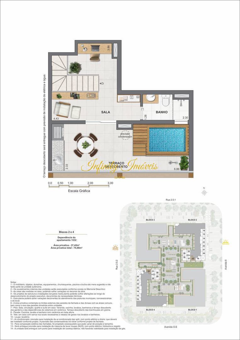Cobertura, 1 quarto, 67 m² - Foto 50