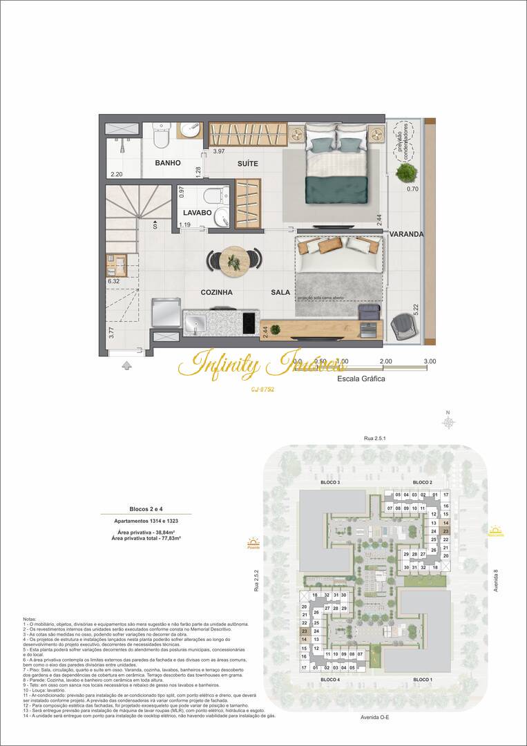 Cobertura, 1 quarto, 67 m² - Foto 47