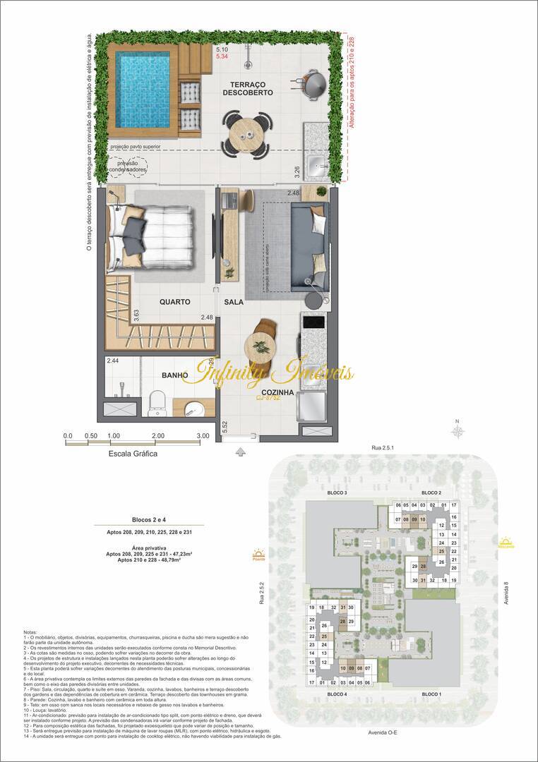 Apartamento, 1 quarto, 47 m² - Foto 43