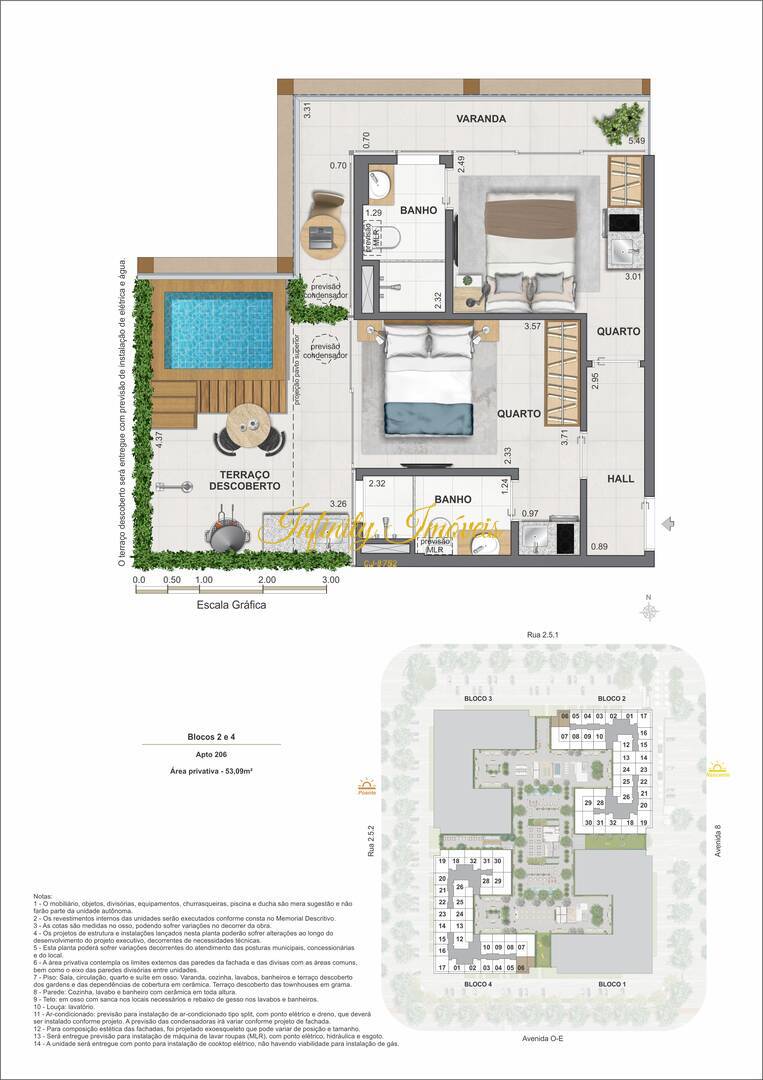Apartamento, 1 quarto, 47 m² - Foto 48