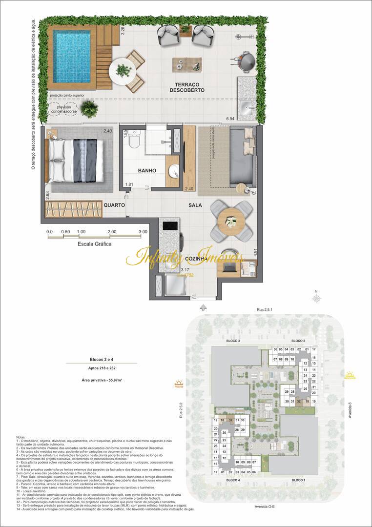 Apartamento, 1 quarto, 47 m² - Foto 49