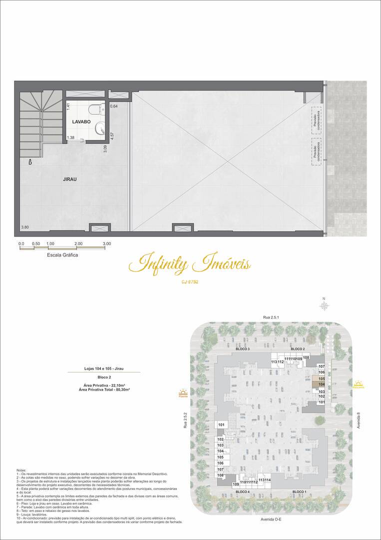 Loja-Salão, 80 m² - Foto 10