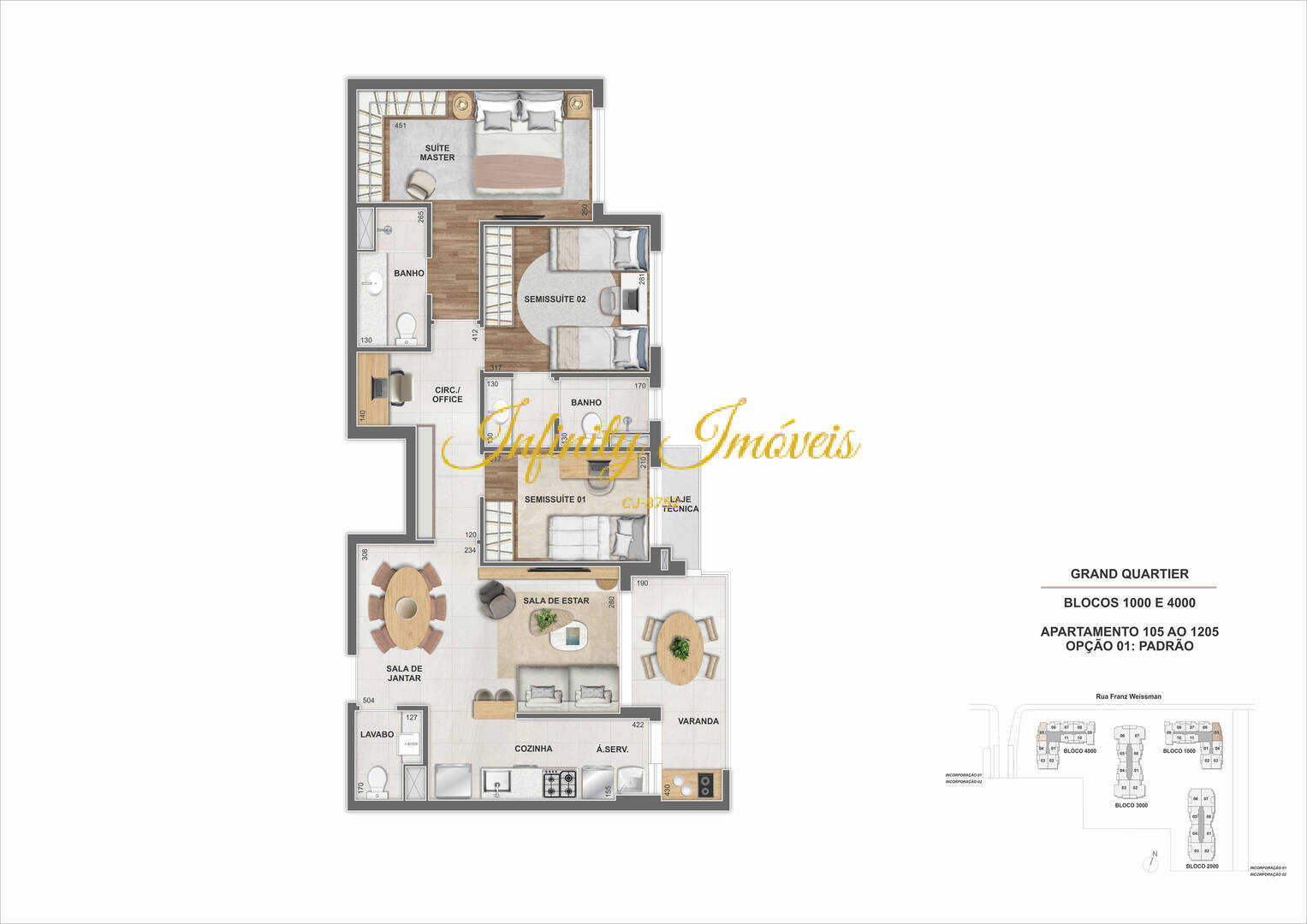 Apartamento, 3 quartos, 88 m² - Foto 80