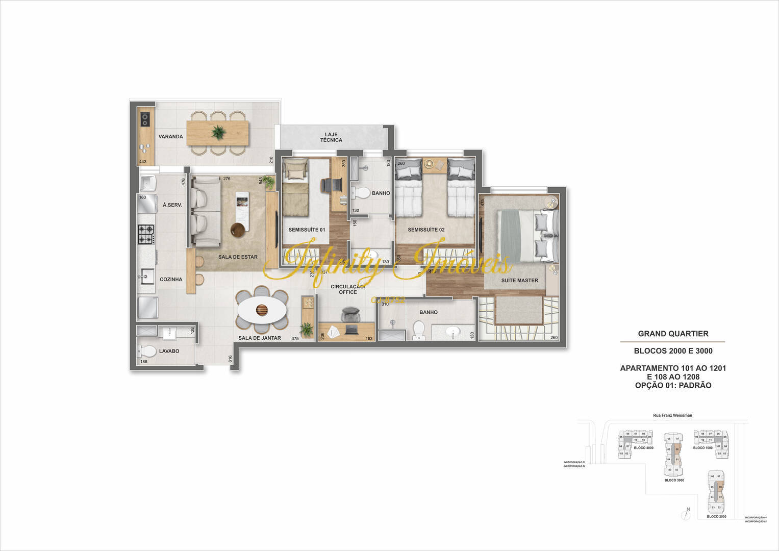 Apartamento, 3 quartos, 96 m² - Foto 87