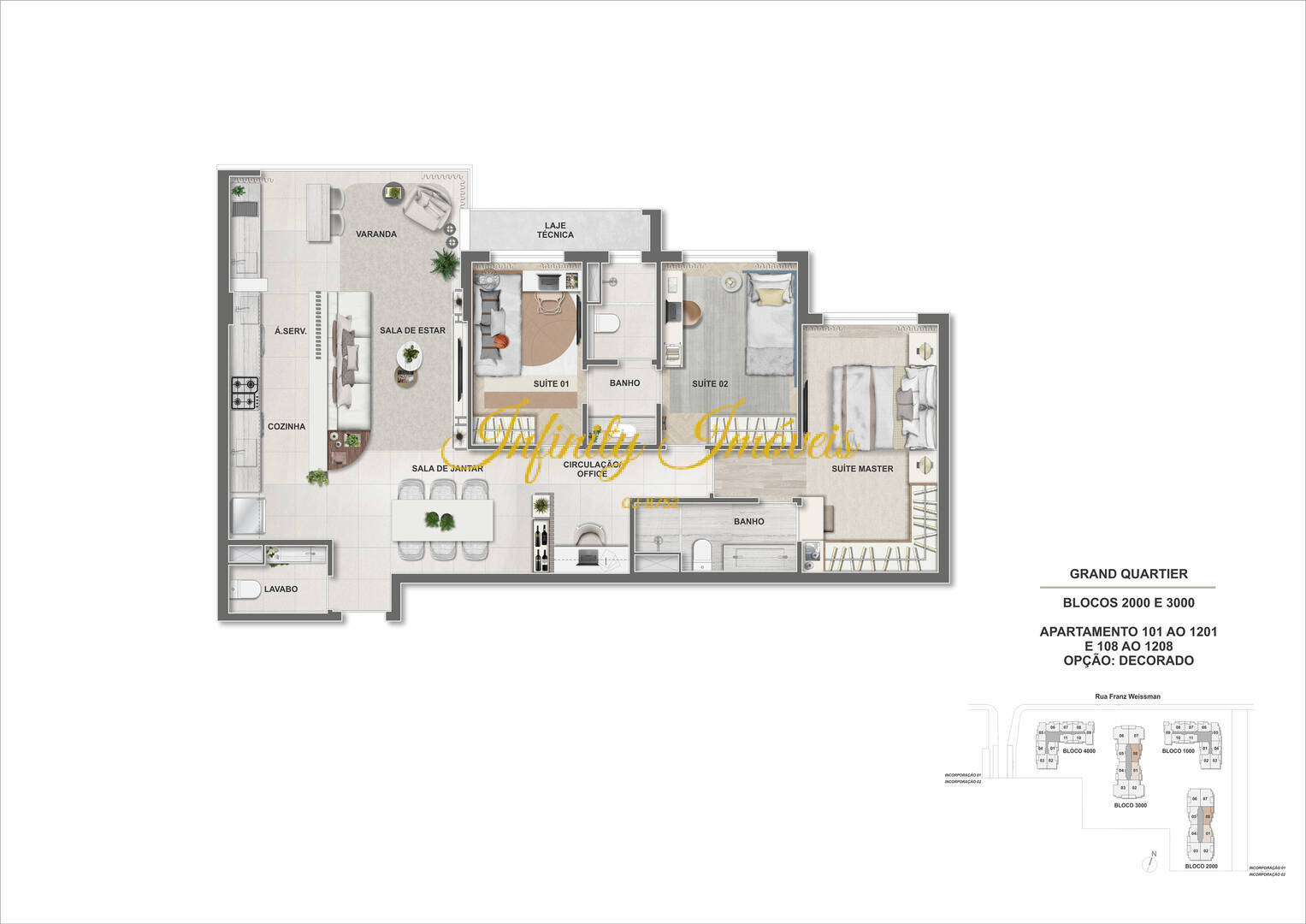 Apartamento, 3 quartos, 99 m² - Foto 79