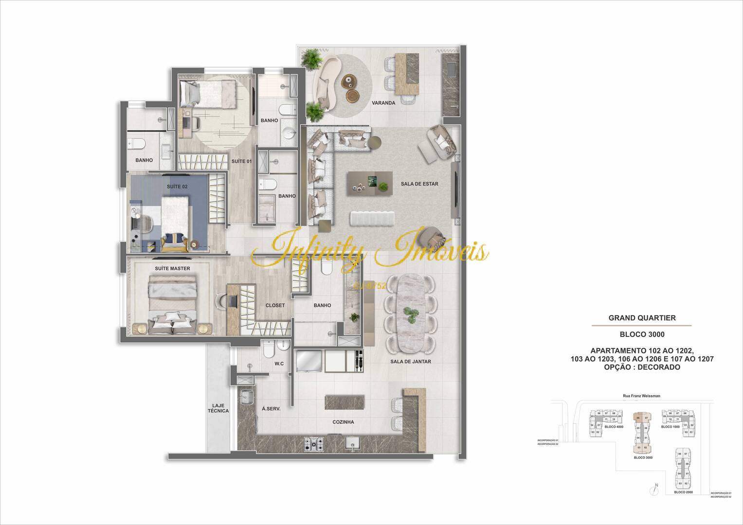 Apartamento, 3 quartos, 99 m² - Foto 82