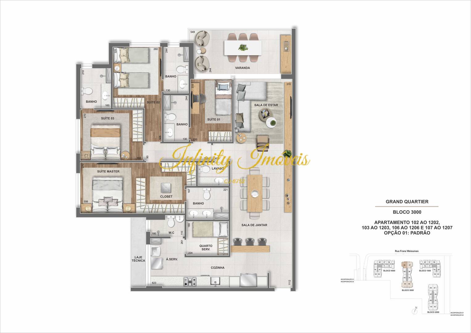 Apartamento, 3 quartos, 99 m² - Foto 85