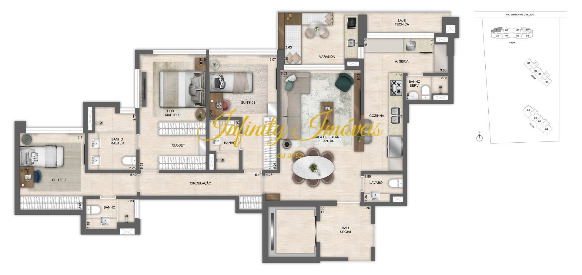 Apartamento, 4 quartos, 376 m² - Foto 79
