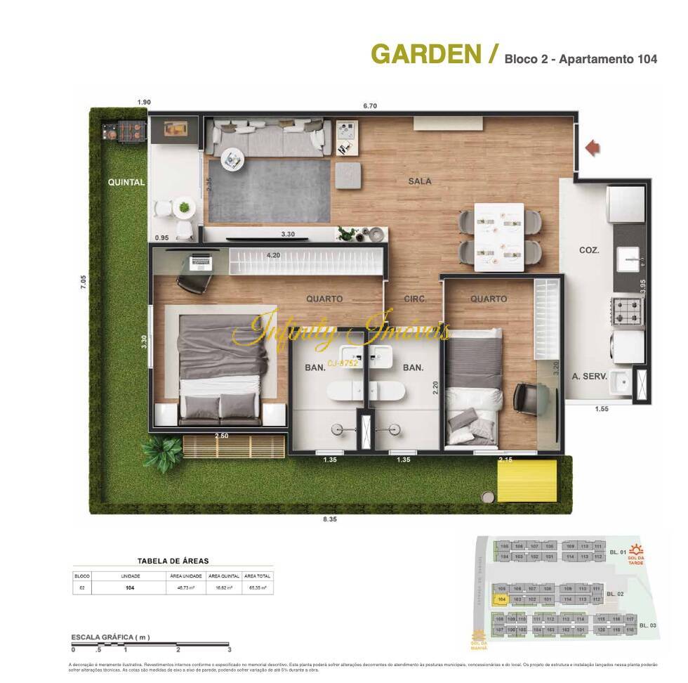 Apartamento, 2 quartos, 43 m² - Foto 26