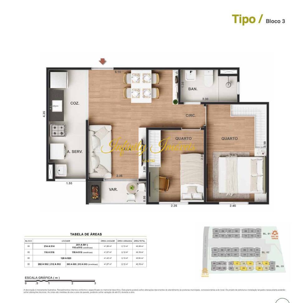 Apartamento, 2 quartos, 43 m² - Foto 18