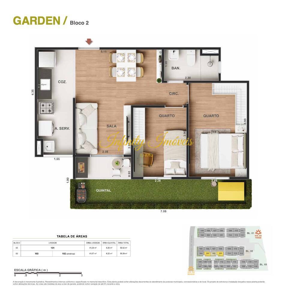 Apartamento, 2 quartos, 43 m² - Foto 27