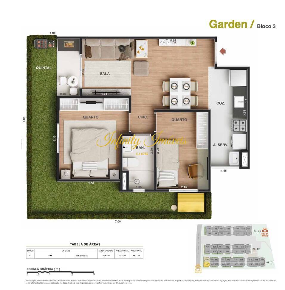 Apartamento, 2 quartos, 43 m² - Foto 31