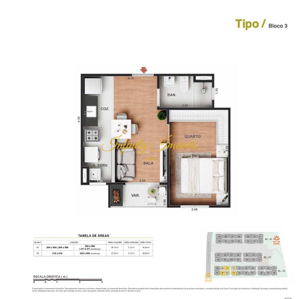 Apartamento, 2 quartos, 43 m² - Foto 24