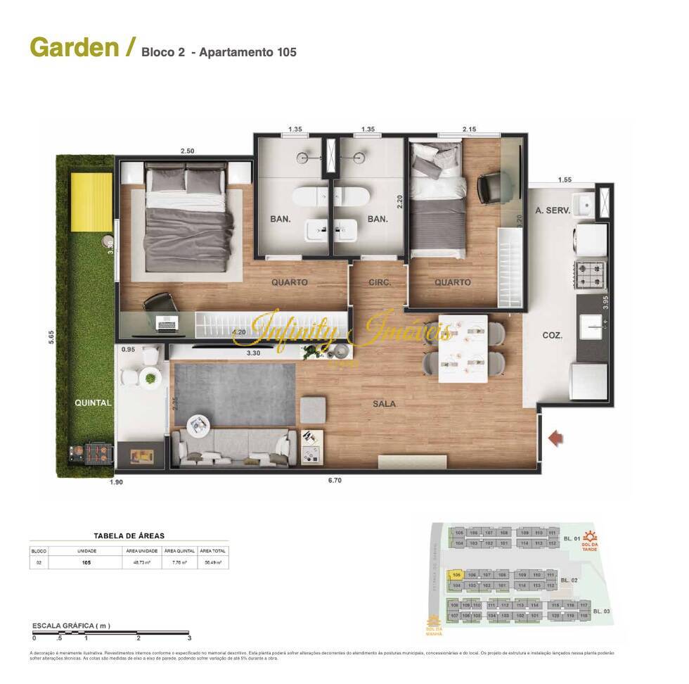 Apartamento, 2 quartos, 50 m² - Foto 22