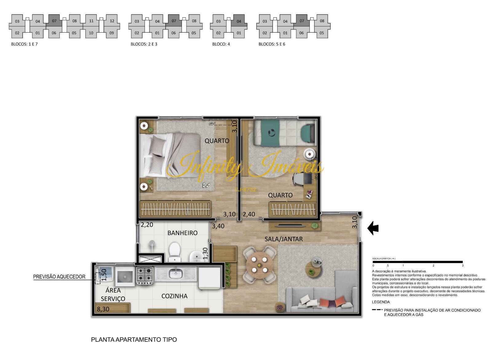 Apartamento, 2 quartos, 74 m² - Foto 22
