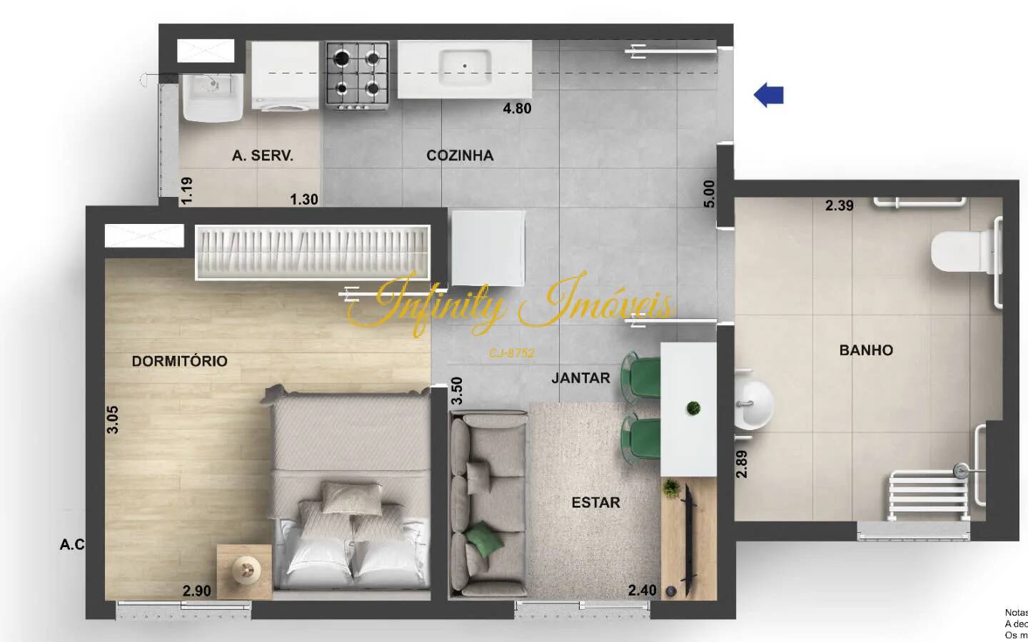 Apartamento, 2 quartos, 38 m² - Foto 28