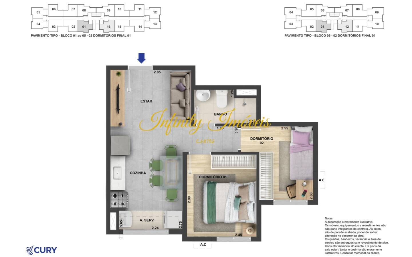 Apartamento, 2 quartos, 77 m² - Foto 20
