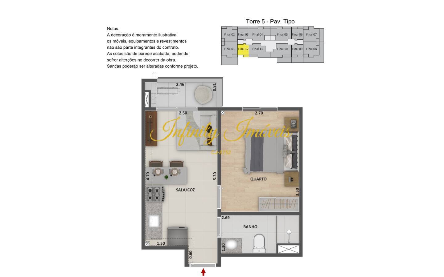 Apartamento, 2 quartos, 31 m² - Foto 23
