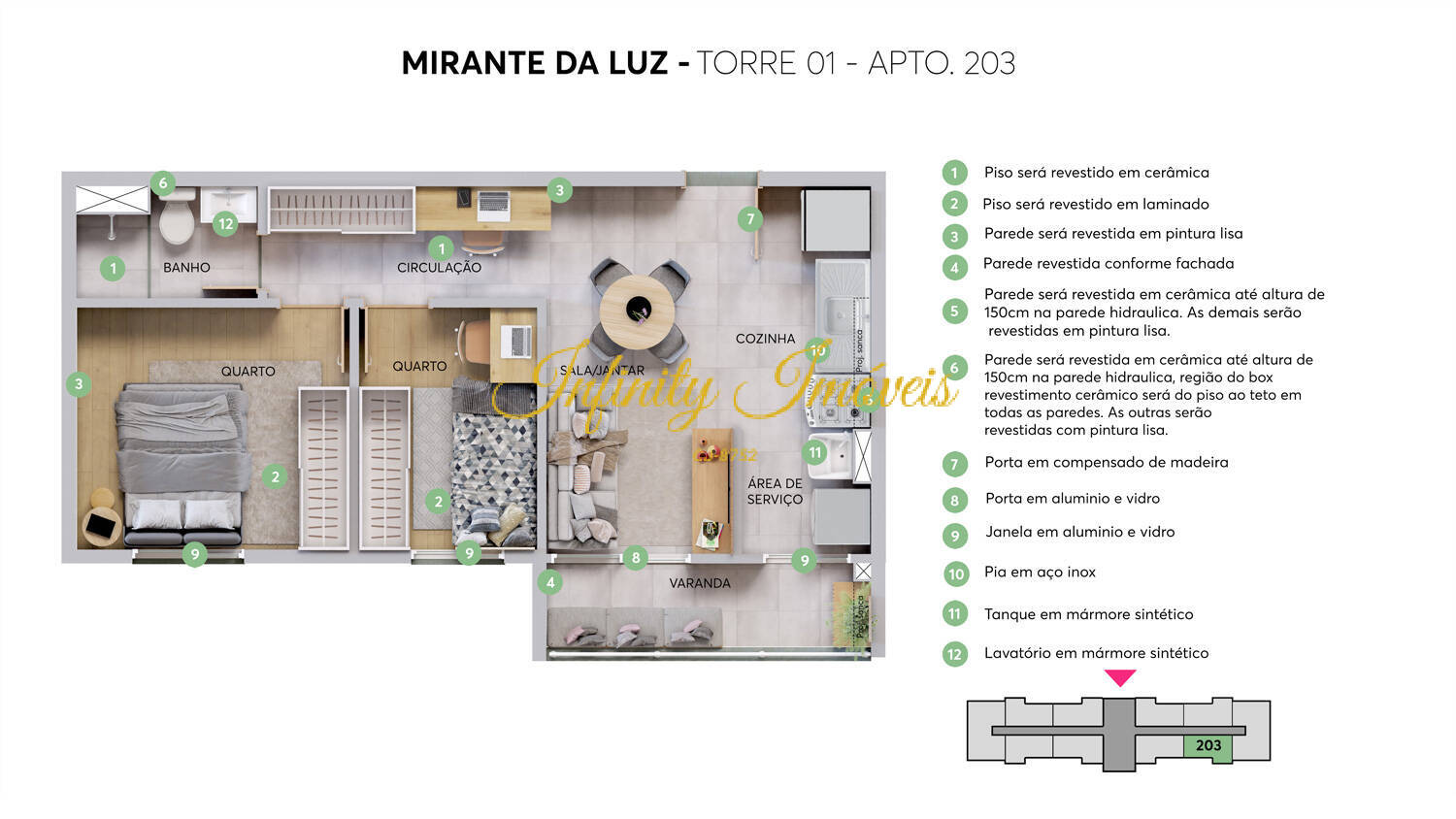 Apartamento, 2 quartos, 50 m² - Foto 15