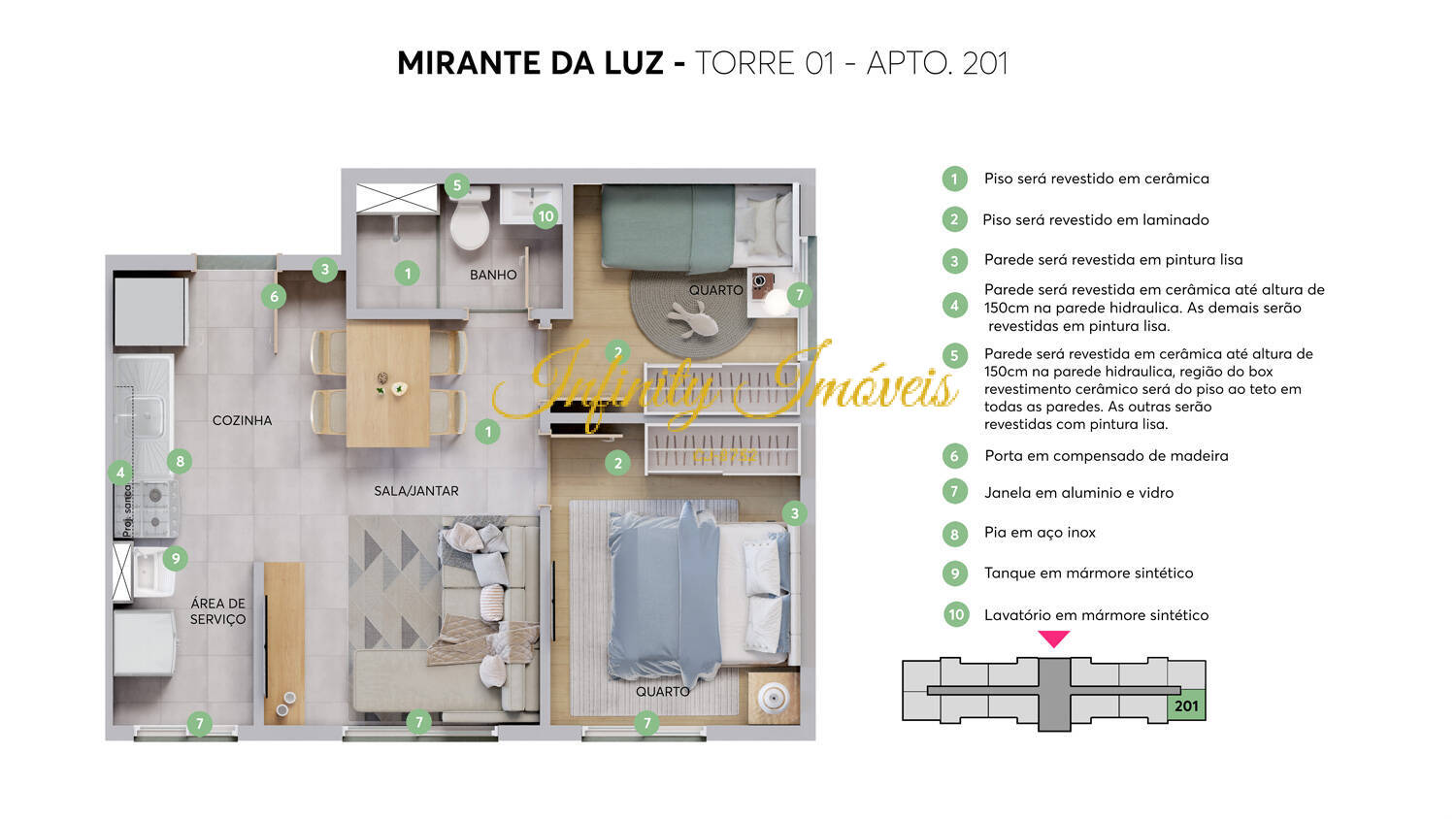Apartamento, 2 quartos, 40 m² - Foto 12