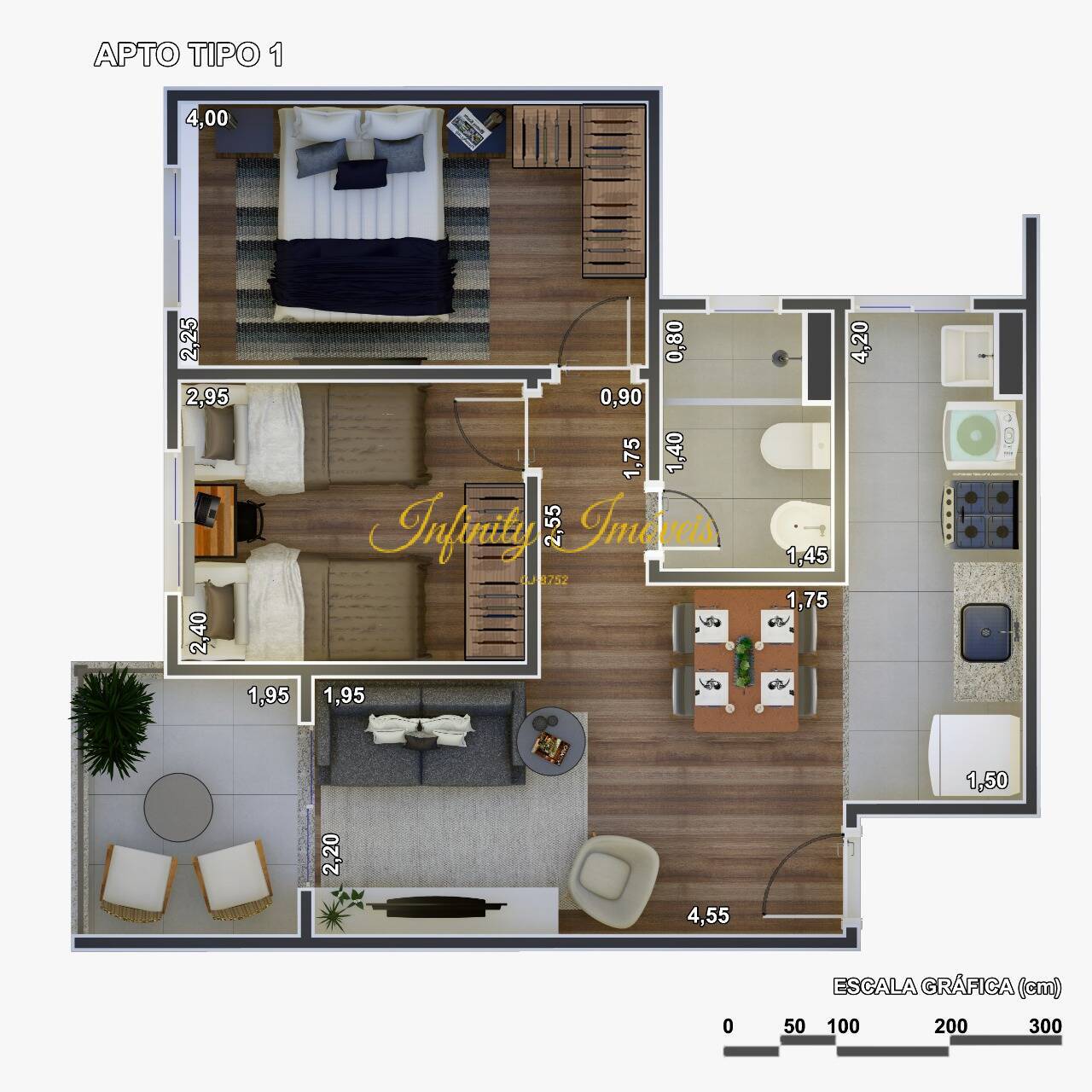 Apartamento, 1 quarto, 49 m² - Foto 28