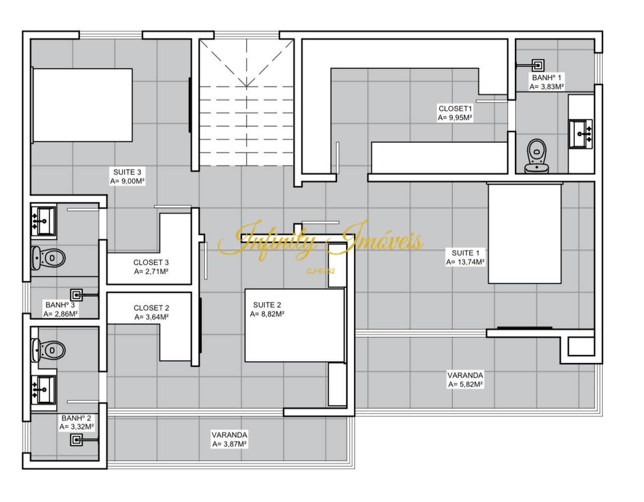 Casa de Condomínio, 3 quartos - Foto 48