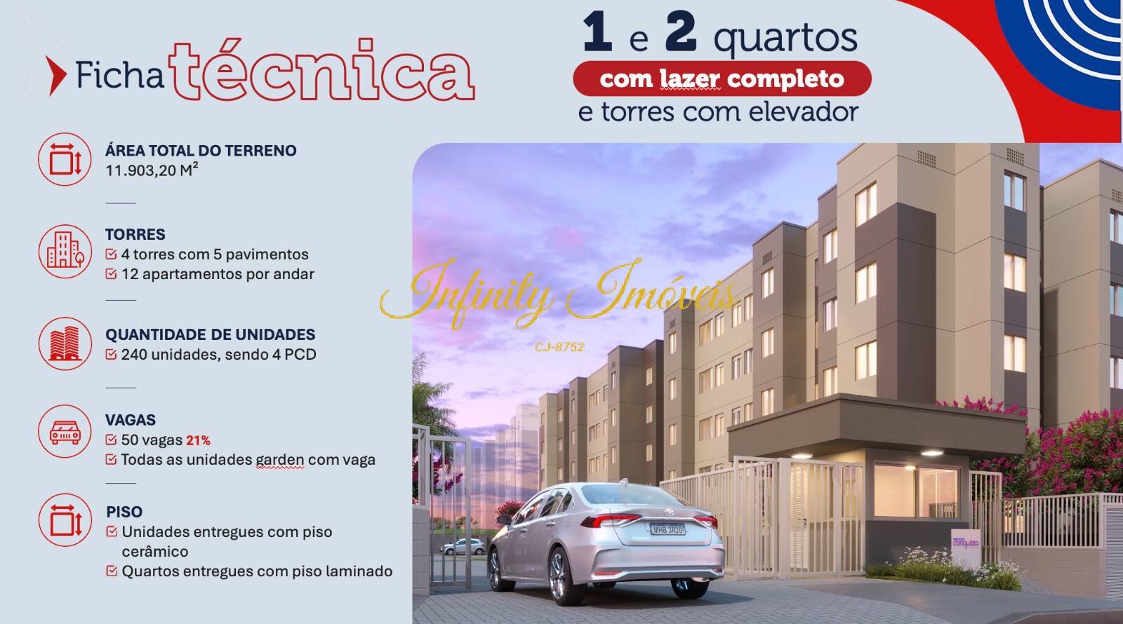 Apartamento, 2 quartos, 52 m² - Foto 11