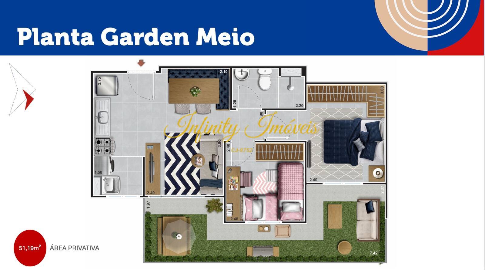 Apartamento, 2 quartos, 52 m² - Foto 12