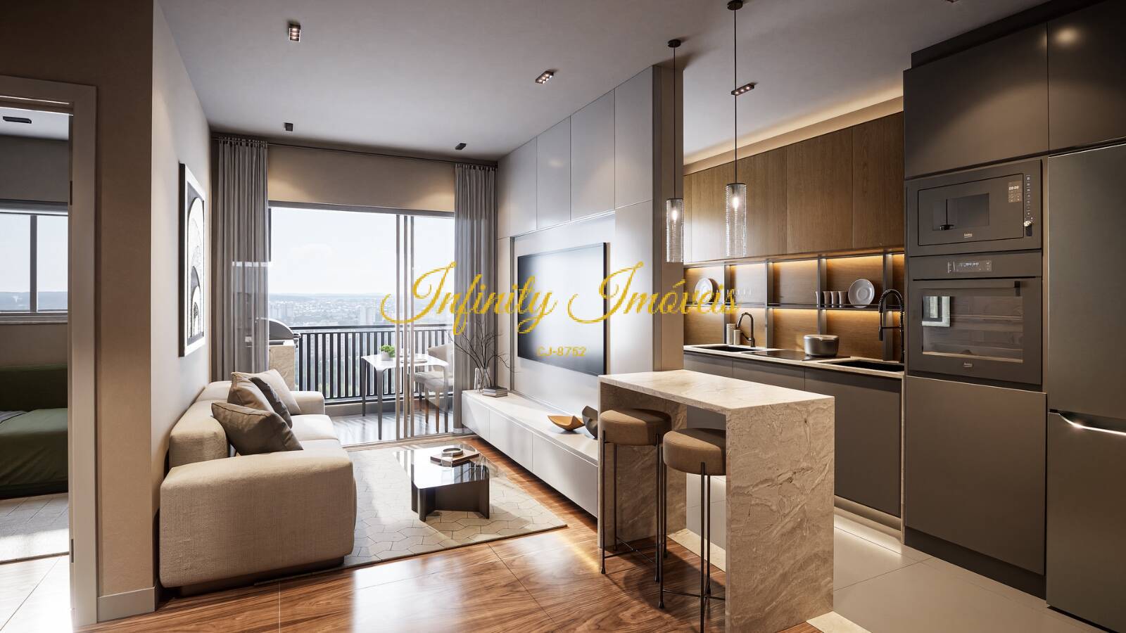 Apartamento, 2 quartos, 49 m² - Foto 2