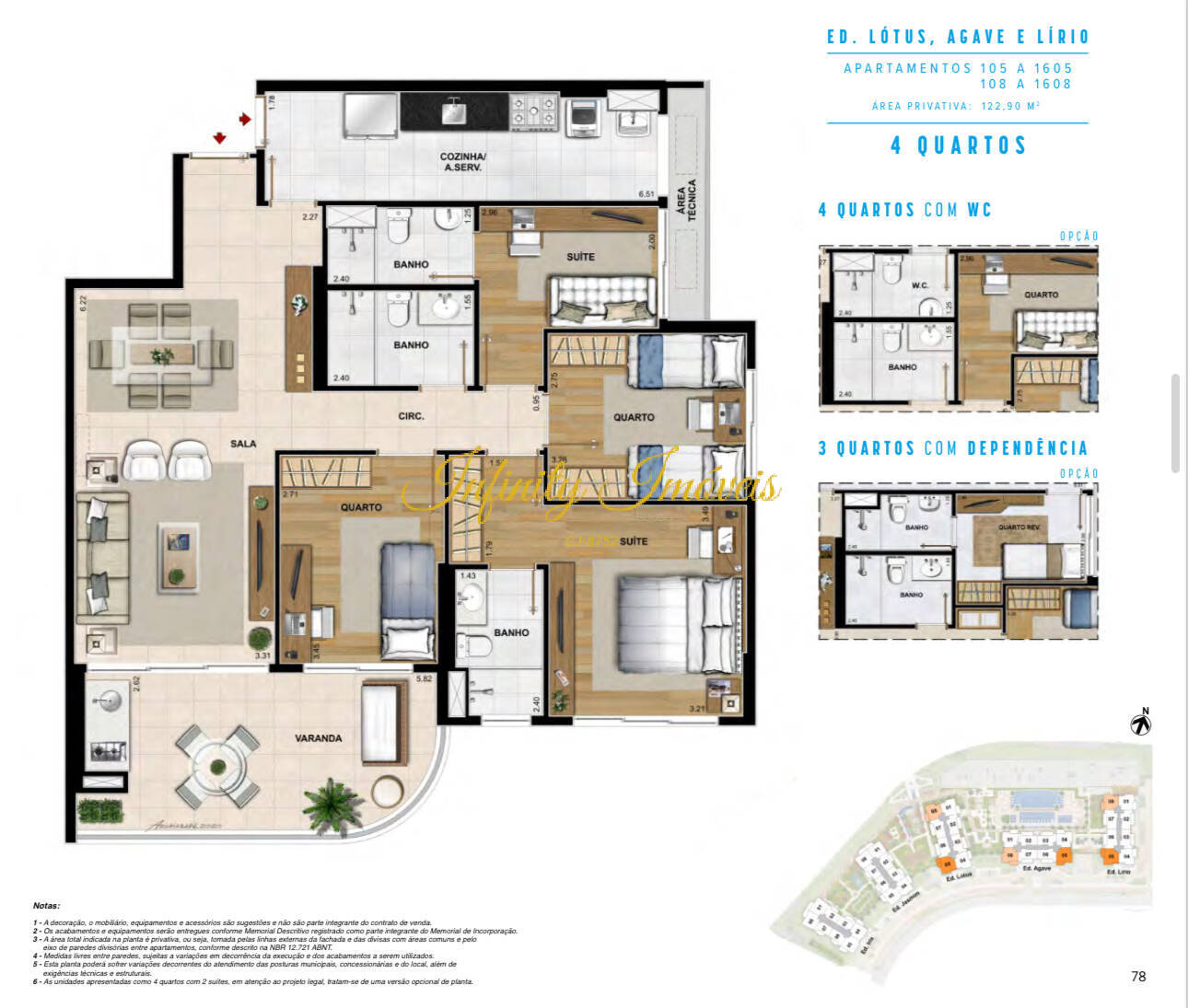Apartamento, 4 quartos, 122 m² - Foto 60