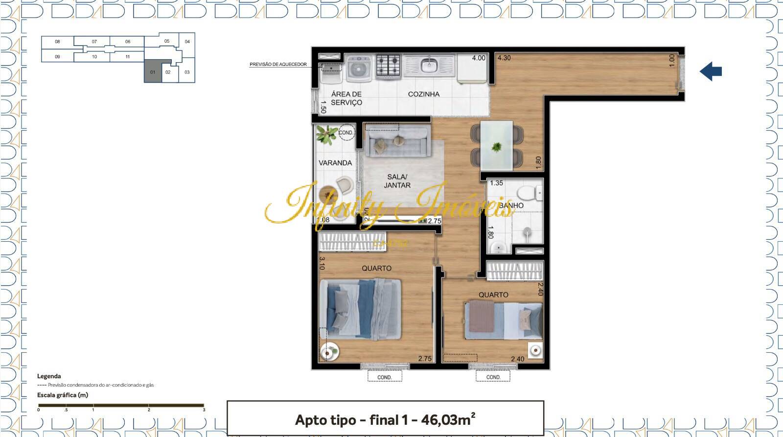 Apartamento, 2 quartos, 50 m² - Foto 14