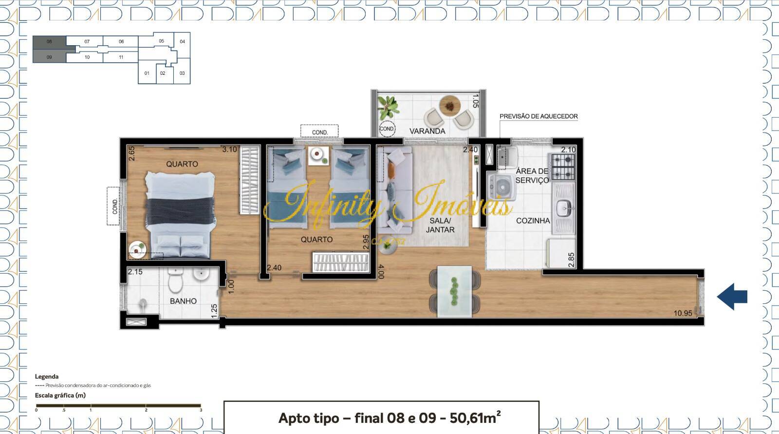 Apartamento, 2 quartos, 50 m² - Foto 21