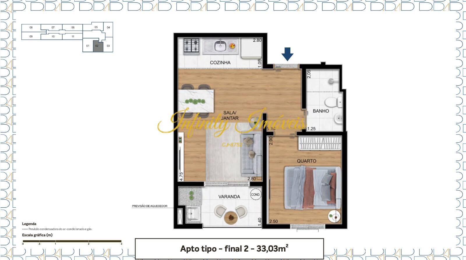 Apartamento, 1 quarto, 33 m² - Foto 14