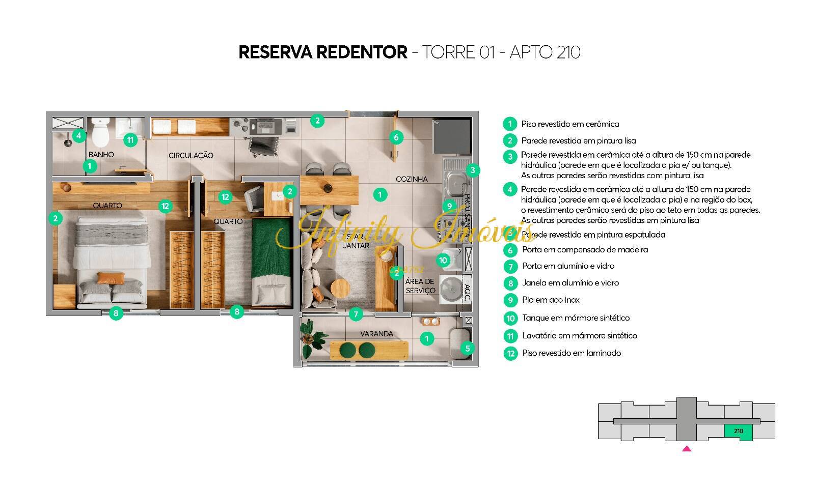 Apartamento, 2 quartos, 59 m² - Foto 18
