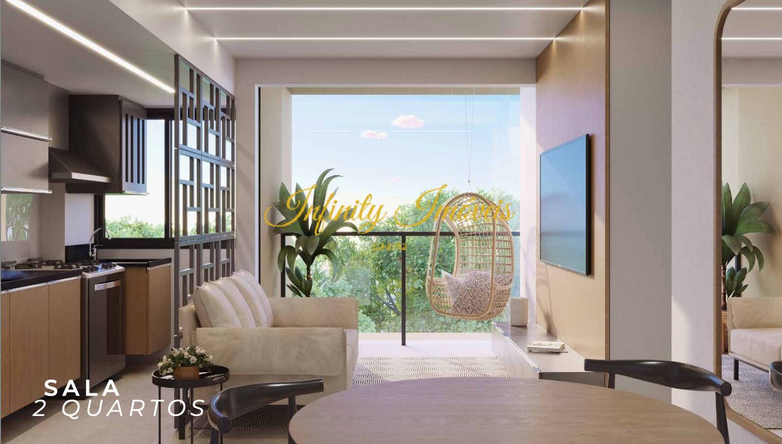Apartamento, 2 quartos, 52 m² - Foto 2