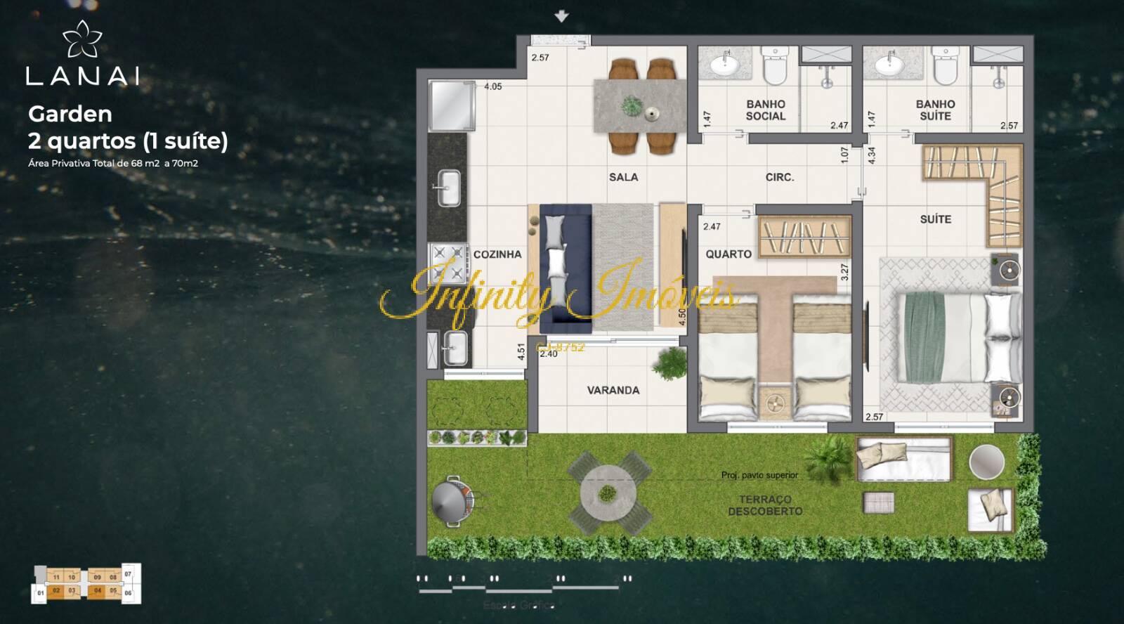 Apartamento, 2 quartos, 52 m² - Foto 40