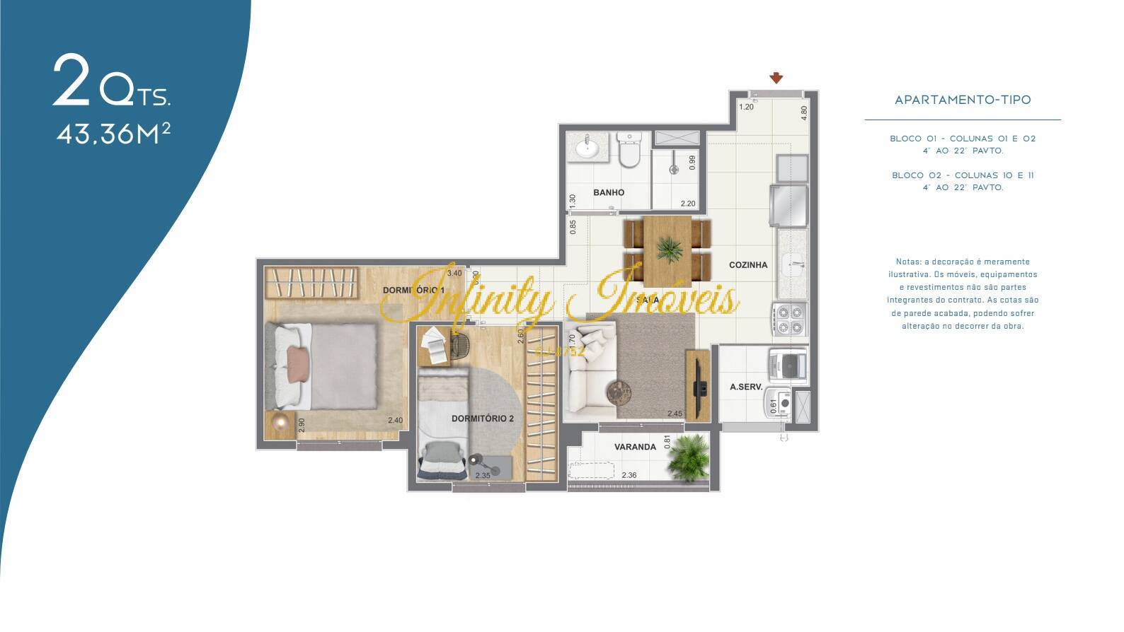 Apartamento, 1 quarto, 35 m² - Foto 36