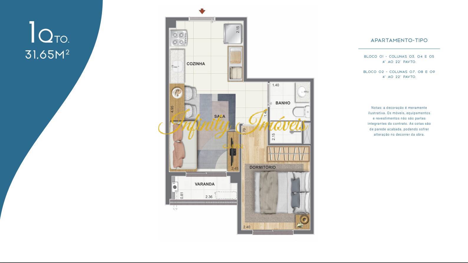 Apartamento, 2 quartos, 43 m² - Foto 33
