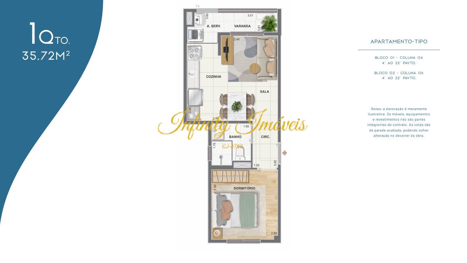 Apartamento, 2 quartos, 43 m² - Foto 36